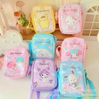 Ag กระเป๋าสะพายไหล่ ลาย Sanrio mymelody Pochacco Cinnamon HelloKitty น่ารัก สําหรับใส่จัดเก็บหูฟัง