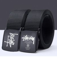 hongweo Tide brand Stussy เข็มขัดลําลอง เข้ากับทุกการแต่งกาย สไตล์สปอร์ต สําหรับผู้ชาย นักเรียน