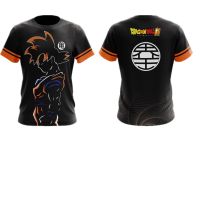 T SHIRT - tshirt Fashion print 3d anime dragon-ball black sublimation / baju dra gon-ball goku / T SHIRT sublimation shortsleeve  - TSHIRT