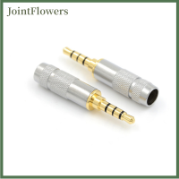 JointFlowers แฟชั่น4 POLE 3.5MM STEREO Headphone MALE PLUG JACK Audio solders CONNECTOR