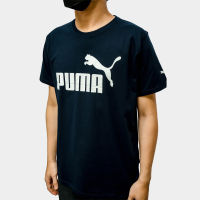 PUMA Essentials Mens Logo Tee เสื้อยืดผู้ชาย สีกรมท่า