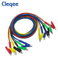 【Worth-Buy】 Cleqee P1024 5ชิ้นคู่จระเข้คลิปทดสอบตะกั่วชุดลวดสิ้นสุดวันที่สองจระเข้คลิป10มิลลิเมตรเส้นผ่าศูนย์กลาง1000โวลต์/15a 1เมตรสาย