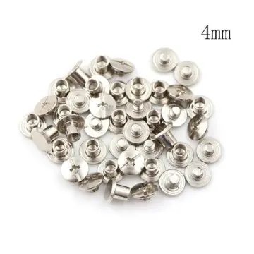 Nickel Binding Chicago Screws Nail Rivets Photo Album Leather Craft Parts -  China Chicago Screws, Chicagoscrews