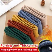 BULITE Fashion Thicken Floor Fluffy Cashmere Hosiery Wool Socks Hiking Winter Warm