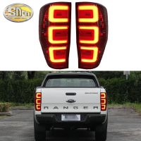 Rear Driving Lamp + Brake Light + Reverse Light + Turn Signal Car LED Taillight Tail Light For Ford Ranger 2.2 3.2 2015 - 2019