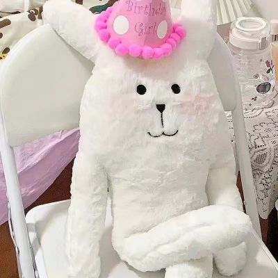 【Ready Stock】น่ารัก ตุ๊กตากระต่ายขาวตัวใหญ่ นอนหนุนหมอน ตุ๊กตา ตุ๊กตาของเล่น ของขวัญวันเกิด