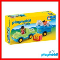 สินค้าขายดี!!! Playmobil 6958 Car with Horse Trailer Fiure เพลย์โมบิล รถ พร้อมรถพ่วงรถม้า (PM-6958) #ของเล่น โมเดล ทะเล ของเล่น ของขวัญ ของสะสม รถ หุ่นยนต์ ตุ๊กตา สวนน้ำ สระน้ำ ฟิกเกอร์ Model