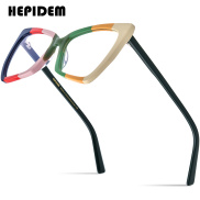 HEPIDEM Multicolor Acetate Optical Glasses Frame Women 2023 New Design