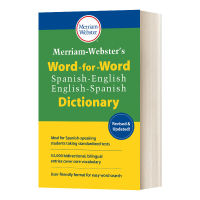 หนังสือต้นฉบับภาษาอังกฤษ Merriam - Word ของ Webster สำหรับ Word Spanish - English Di