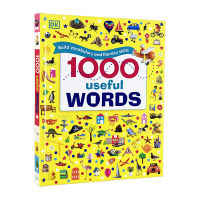 DK vocabulary dictionary 1000 common English words 1000 vocabulary accumulation hardcover childrens cognitive English words Early Education Enlightenment picture book reading and writing skills improvement book illustrated dictionary