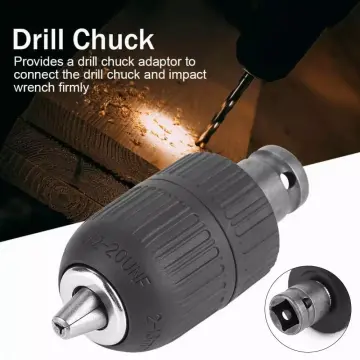 Chuck Nut With Wrench Electric Chuck M8x0.75 Mini Zinc Alloy Brand New