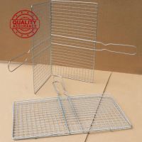 【Ready Stock】 ♘ D50 35 x 19 /40 x 21.5 cm Non Stick Grilling Mats BBQ Mesh Grilling Tool BBQ Barbecue Barbecue U9N3