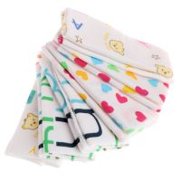 【CC】☃  6PCS/SET Baby Feeding NewBorn Gauze Muslin Cotton Handkerchief towel