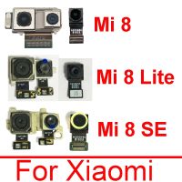 กล้องด้านหน้าและด้านหลังสําหรับ Xiaomi Mi 8 Mi8 SE Lite 8SE กล้องหันหน้าไปทางหลักโมดูล Flex Cable อะไหล่ทดแทน