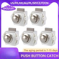 5pcs Diameter 20mm Camper Car Push Lock RV Caravan Boat Drawer Latch Button Locks For Furniture Hardware