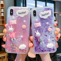 Samsung กาแล็คซี่ M23 M13 A23 A73 A53 A33 A13 A72 A52S A42 A32 3D A12 A22 M32เคสกันกระแทก M22 M12 A9 A7 J8 J6น่ารักขนมหวานกระต่ายแวววาวเป็นประกาย TPU นุ่ม