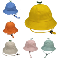 [hot]Spring and Summer Cute Childrens Sun Hats Fisherman capTop Bean Sprouts Sunscreen Parent-child Bucket Hat Womens Caps