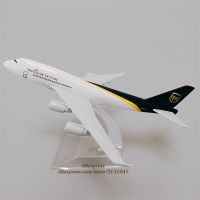 16Cm Lega Di Metallo Air UPS B747สายการบิน Moo Di Aeroplano Servizio In Tutto Il Mondo Boeing 747 Airways Moo Di Aereo Stand Aereo