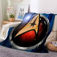 Star Trek Pattern Flannel Blanket Super Soft Fleece Throw Blankets for Bedroom Couch Sofa Gift blankets and throws for beds