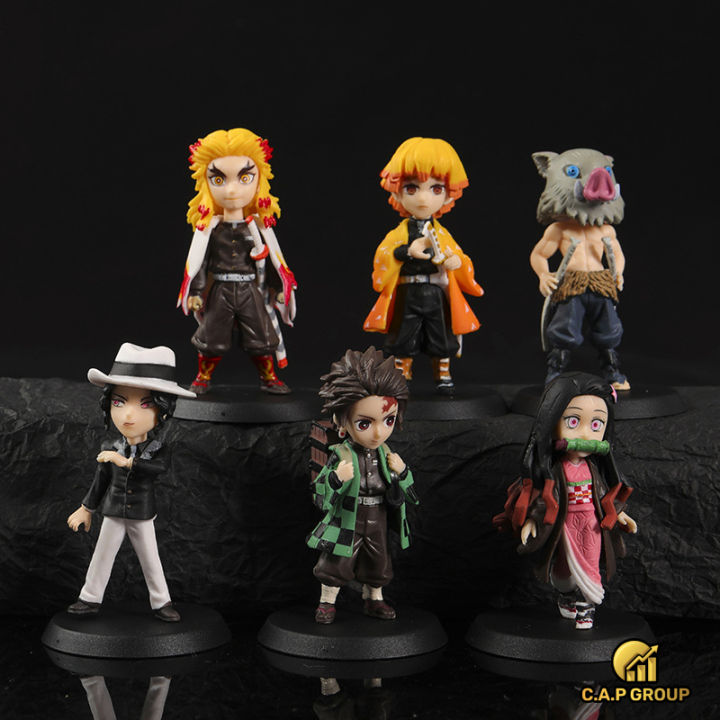 Mua Mô hình giấy Anime Chibi Tanjiro Kamado  Demon Slayer Kimetsu no  Yaiba  kit mô hình hộp trang trí  Tiki