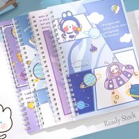 【Ready Stock】 ✹◙☇ C13 60 Sheets A5 Cartoon Coil Book Student Portable Simple Horizontal Line Notebook