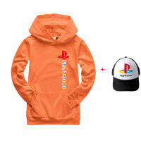 Playstation เสื้อฮู้ดเสื้อกันหนาวมีฮูดพิมพ์ลายเด็กผู้ชายสำหรับเด็กเด็กผู้ชายเด็กผู้หญิง65% ผ้าฝ้าย + เส้นใยโพลีเอสเตอร์35% แขนยาวฤดูใบไม้ผลิฤดูใบไม้ร่วง0000