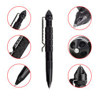 [ขายร้อน] VIRWIR Multi-Function Aluminium Outdoor Tactic Pen Safety Protection Glass Breaker Survival Tool