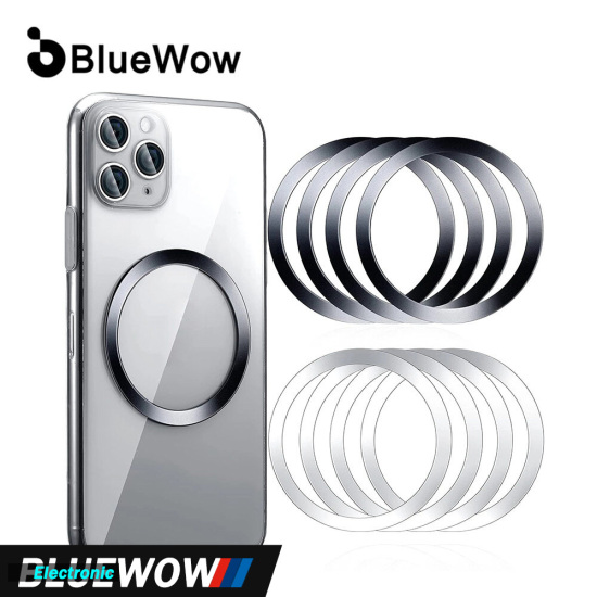 Bluewow vòng gắn tấm kim loại từ tính thông dụng tp06 cho bộ sạc không dây - ảnh sản phẩm 1
