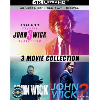 4K UHD หนัง John Wick จอห์น วิค แรงกว่านรก Collection