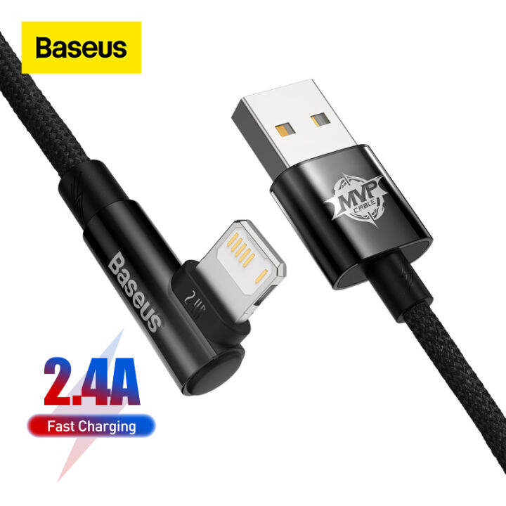 Baseus  Fast Charging Cable for iPhone 13 12 11 Pro Max XR X Mini 8 7  6s 6 5 Plus Wire For iPhone Charger USB Cable Cord 