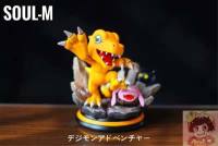 Soul-M Studio - Digimon Adventure Agumon with Koromon and Botamon ดิจิม่อนแอดเวนเจอร์ อากูม่อน โคโรม่อน โบตาม่อน