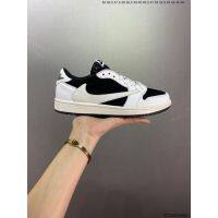 Best Sale Original✅ NK* Travs- Sc0tt- x A J 1 R High O- G- "Cuctus- Jack-" Reverse- Hook- Fashion Basketball Shoes Barb Sports Shoes White Black （Free Shipping）