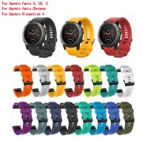 ㍿♂ 20mm/22mm Watch band for Garmin Fenix soft silicone Garmin Fenix 5 5S 5x sport Bracelet for garmin Approach S40 watch band