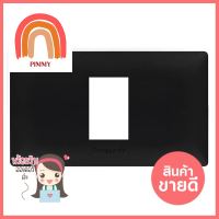 หน้ากาก 1 ช่อง PANASONIC WEGN6801 สีดำWALL PLATE PANASONIC WEGN6801 1 GANG BLACK **ขายดีที่สุด**