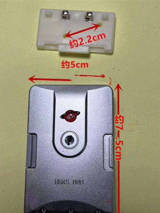 อุปกรณ์เสริมกระเป๋าล้อเลื่อนล็อครหัสผ่านกระเป๋าเดินทางล็อคสี่เหลี่ยมสากลล็อคกล่องตั้งรหัสผ่านได้ล็อค-hb-buckle-เปลี่ยนหัวเข็มขัดล็อคกระเป๋าเดินทางล็อค