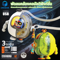 พัดลมพกพาขนาดมินิ พัดลมคล้องคอ  ปรับทิศทางลมได้ 360 ํ ชาร์จ USB  ลมแรง เสียงเงียบ เย็นสบายภายใน 3 วินาที