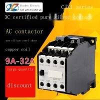 Support wholesale AC contactor CJX1-9 22 12 22 16 22 single-phase 32 22A 220V three-phase 380v two open