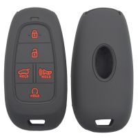 New prodects coming Car Remote Key Shell Cover Case Fob Skin Holder Protector For Hyundai Sonata 2019 2020 5 Button Silicone Car Styling Parts