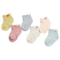 Baby Girl Boy Kids Warm Socks Cute Solid Print Soft Stockings