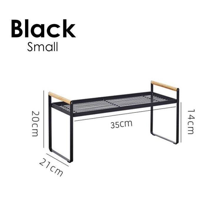 {ABS} Kitchen Iron Rack Seasoning Organizer Shelf Storage One