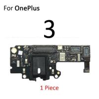 ขั้วต่อพอร์ตสายเคเบิลบอร์ดเฟล็กซ์เสียงแจ็คหูฟังสำหรับหูฟัง Oneplus 6 3 3T อะไหล่ซ่อมหูฟัง