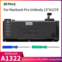 o95iv4 A1322 Laptop Battery 5800mAh 63.5Wh for APPLE MacBook Pro 13 Inch A1278 2009-2012 MB990 MB991 MC700 10.95V Batteries Replacement