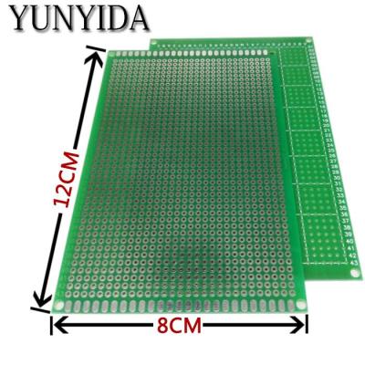 【YF】™♕  98-20 free shipping 2pcs 8x12cm  single Side Prototype PCB Printed Circuit Board