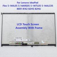 สำหรับ Lenovo การงอไอเดียแพด5-14IIL05 5-14ITL05 5-14ARE05 5-14ALC05แอลซีดีประกอบ Digitizer หน้าจอสัมผัส