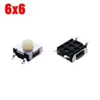 5pcs 6*6*3.4mm / 6*6*4.3mm SMD Waterproof Silicone Tact Switch 6x6x3.4 6x6x4.3 6x6x5 MM Micro Push Button Tactile Switchs