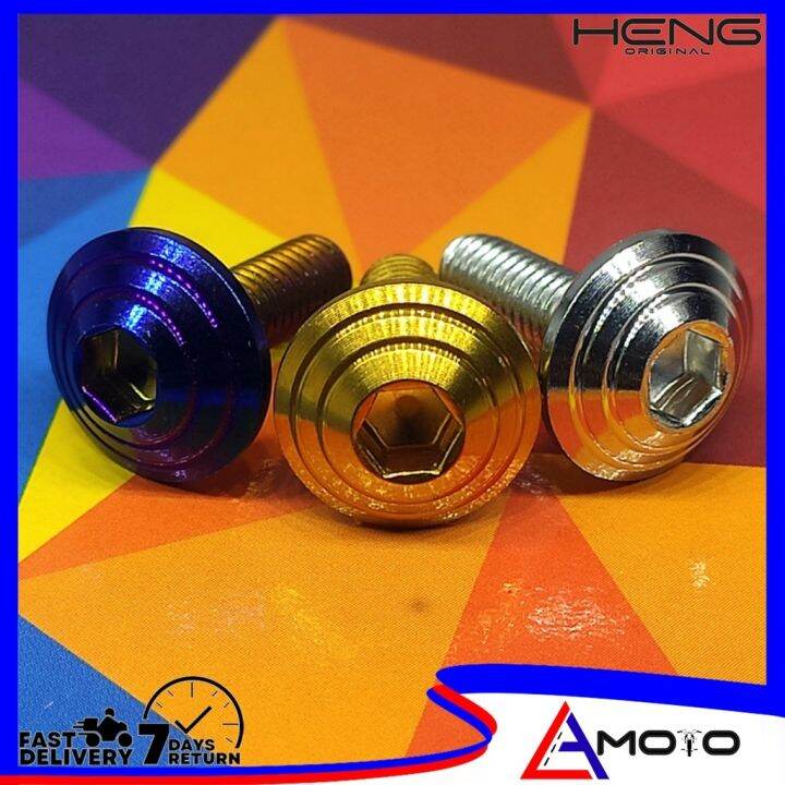 xAuthentic qualityx (PER PC) HENG STAINLESS BOLTS 6x20 MUSHROOM BODY ...