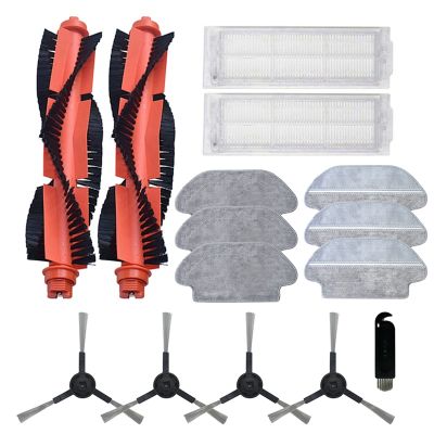 15Pcs HEPA Filter+Main Brush+Side Brush+Mop for MIJIA Robot Vacuum Cleaner STYTJ02YM Vacuum Cleaners Part