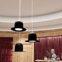 RINA HEY LODZ/3 โคมไฟ โคมไฟห้อยเพดาน โคมไฟตกแต่งเพดาน ไฟติดเพดาน Pendant lamp W26 x D26 x H16 cm – สี ดำ