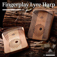 17 String Fingerplay Lyre Harp 31 Strings Chromatic Harp Fingerstyle Thumb Piano เครื่องดนตรีของขวัญ Professional Beginner