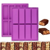 8/6 Cavity Mold Rectangular Chocolate Silicone Mould Baking Tools Decoration